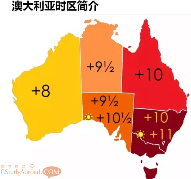 4月1日起夏令时结束，澳洲和国内时差降为0-2小时