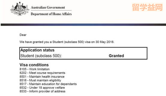 留学生一定要遵守澳洲学生签证上的条款！