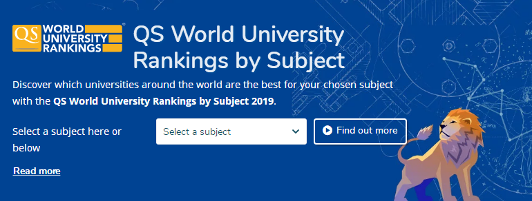 2019年QS世界大学学科发布,热门专业王牌院校浮出水面!