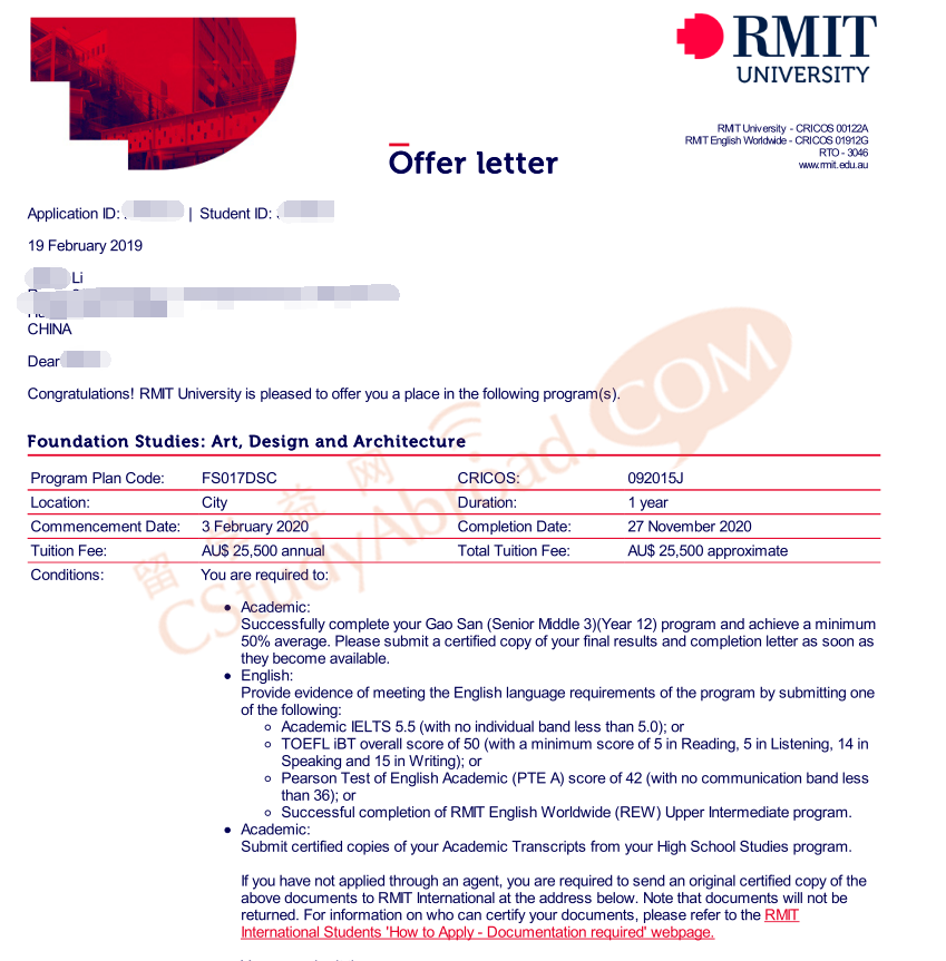 留学益网李同学喜获2所名校游戏设计专业offer！